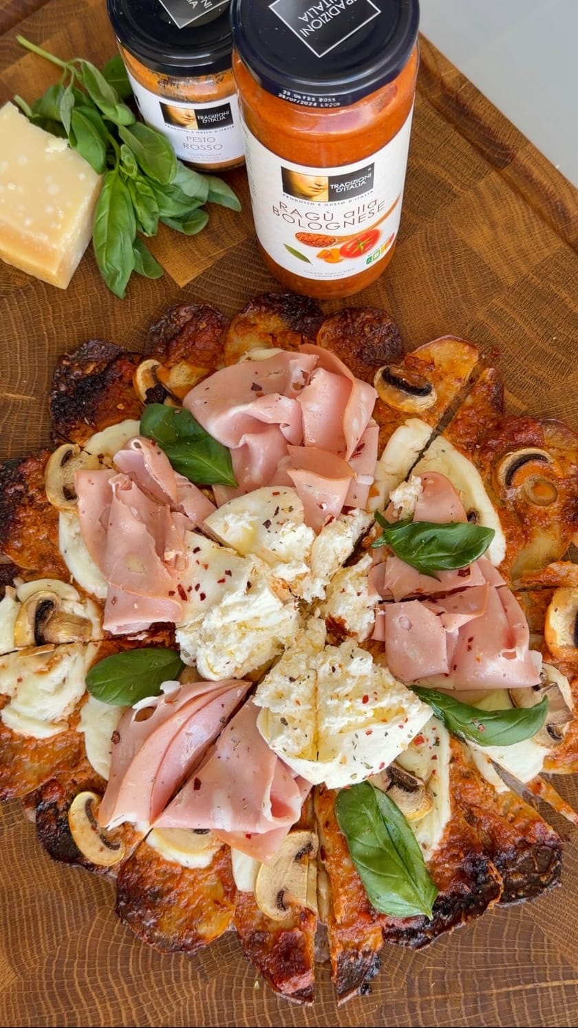 Photo du plat : Pizza de Pommes de Terre à l'Italienne